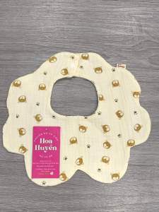 Yếm Sơ Sinh Cho Bé Trai Bé Gái Chất Vải Xô Muslin Mềm Mịn An Toàn Muslin Cotton 0-24 Tháng