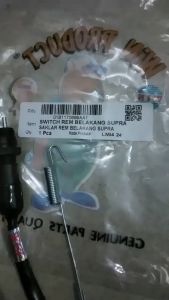 Mengenal SWITCH SWIT SUWIT, REM BELAKANG SUPRA GRAND & Suku Cadang Supra X 125