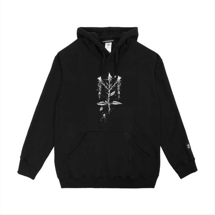 Maternal Disaster Hoodie Pullover Black Flower Lazada Indonesia