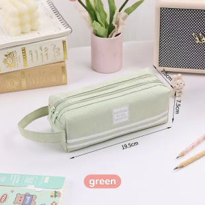 Student-specific portable pen case - Simple and large-capacity stationery storage bag - Multiple color options for pencil case and stationery bag