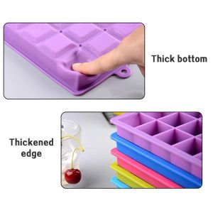 พร้อมส่ง Ableme BOXCylinder เก็บอาหารเด็ก - บล็อคซิลิโคนมิเวอร์แช่แข็ง พร้อมฝาปิดพลาสติก บล็อคซิลิโคนเก็บอาหารเด็ก Baby