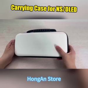 Carrying Bag For Switch OLED Case Compatible with NS Switch/Switch OLED Carry Clutch Bag with More Space for NS and OLED