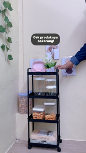 Rak Troli Serbaguna G07/G08 Rak Dapur / Rak Kamar Mandi /Rak Serbaguna / Rak Penyimpanan Multifungsi