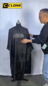 Hairdressing Cape Hair Cut Apron Salon Barber Cloth Wrap Protect Gown Apron Balabal Bibs 140*160CM