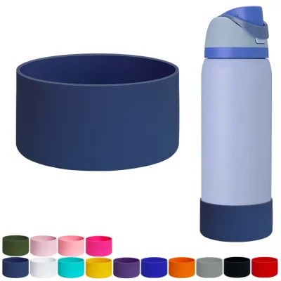 Silicone Boot for Owala 24oz 32oz 40oz Water Bottle Anti-Slip Protective Sleeve Bottom Bumper Protector for FreeSip Twist and Flip Stainless Steel Water Bottles