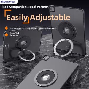RQZN | Magnetic Ring Holder for iPad with 360° Rotation and Foldable Design