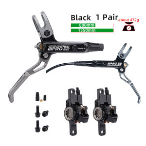 IIIPRO E2 Bicycle Hydraulic Disc Brake 800/1550mm Front and Rear 2 Piston Hydraulic Color Mountain Bike XC DH AM Brake