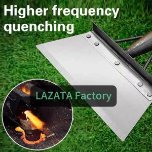 Multifunctional Cleaning Shovel All-Steel Flat Shovel Weed Scraper Shovel for Gardening Digging