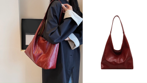 Vodool Women Cross Body & Shoulder Bag Set 2pcs Stylish Satchel Hobo Bag for Daily Use in Multiple Colors