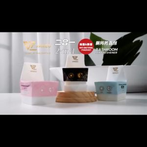 [EZ4U] VANZO 2-IN-1 Bathroom Air Freshener Tandas Bilik Air Air Freshener Perfume115g 浴室厕所房间除菌香水空气清新剂