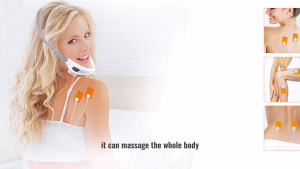 Electric V-Face Shaping Massager EMS Facelifting Device 18 Intensity Levels 6 Modes Blue Red Light Lamp Face Massager Against Wrinkles 40 °C Face Massager With Remote Control