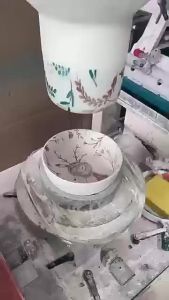 Underglaze Colored Ceramic Decorative Japanese Style Cartoon Gift Bowls