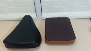 Bộ yên trước và sau xe cub 81 82 50 Màu Nâu da simily 3 lớp lắp chuẩn cho xe cub