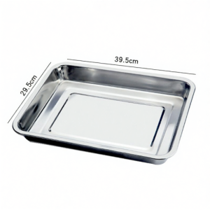HANXIAO | Thickened Rectangular Stainless Steel Serving Tray