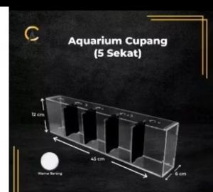 aquarium akrilik ikan cupang skat 5