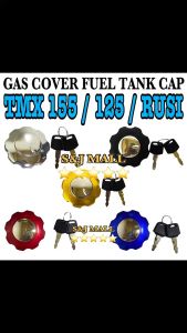 MOTORCYCLE GAS FUEL TANK COVER FUEL TANK CAP FOR TMX 155 / TMX 125 / RUSI HIGH QUALITY