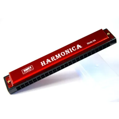 Chromatic Harmonica Mouth C Key 24 Holes Woodwind Musical Instruments Harmonica Mouth Organ