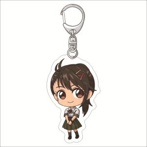 Bandai | 55MM Anime Suzume Acrylic Móc Khóa Có Hình Iwado Munakata Sōta Daijin Okabe Minoru Iwato Tamaki Hình Mặt Dây Chuyền Quà Tặng Cho Người Hâm Mộ