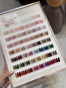 Yujia 60 Colors Ice Transparent Nail Art Glue Set Professional Salon Use New 2025 Milk Tea Nude Pink Nail Polish Kit