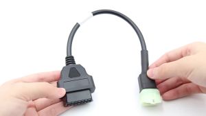 For Kawasaki 6Pin OBD Motorcycle Cable 6 Pin to OBD2 16 Pin Adapter Diagnostic Cable