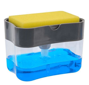 SOAP HOLDER SOAP DISPENSER DISHWASHING LIQUID PRESS CLEAN POT BRUSH KITCHEN TYPE AUTOMATIC FILLING BOX CLEANING CLOTH DISHWASHING POT BRUSH SOAP LIQUID BOX