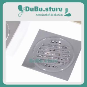 Ga thoát sàn ngăn mùi nhà tắm chất liệu đồng vàng nguyên chất cao cấp mặt 120x120mm 100mmx100mm - D90D76D60. DuBo