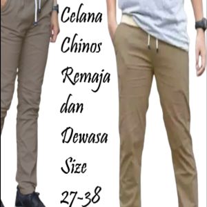 Celana Chinos Remaja Usia 12-18 Tahun: Pilihan Bahan & Warna