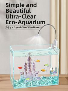 CHONGXIAOSHUAI | Decorative Eco Desktop Fish Tank Mini