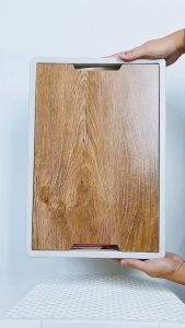 กล่องปิคนิค พับเก็บได้ ขนาดบรรจุ 20 ลิตร 42*28.5*23.5 cm ฝาเป็นไม้ FG-I-910054