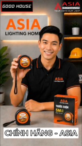 Thước Cuộn ASIA 5m Chính Hãng | Bản 19mm & 25mm | Thước Lỗ Ban Phong Thủy | Tự Động Thu Hồi Đo Chính Xác