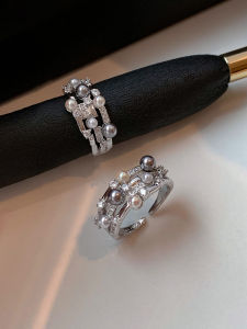 CAFFTI | Elegant Designer Bamboo Knot Multi-Layer Ring