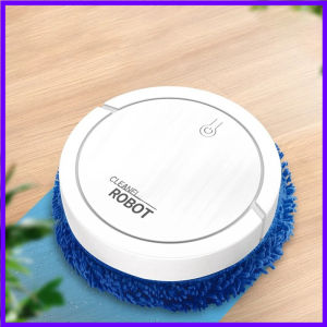 หุ่นยนต์ทำความสะอาดบ้านอัตโนมัติ เครื่องดูดฝุ่นแบบพกพา ชาร์จผ่าน USB ไร้สาย อัจฉริยะ ทำความสะอาดได้ทั้งแบบแห้งและเปียก บางเฉียบ อุปกรณ์ทำความสะอาดพื้น