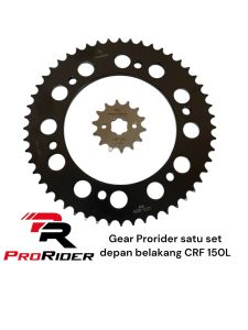 gir gear set crf 150l depan belakang 13 14 15 46 47 48 52 53 55 428 / gir crf depan belakang tebal 428