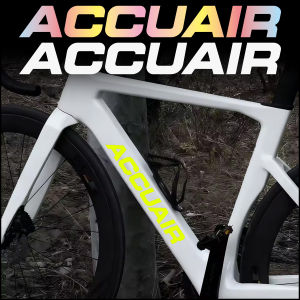 ACCUAIR Reflective Vinyl Stickers for Bicycle Helmet Mountain Bike Frame Waterproof Decals DIY Decorative Accessories