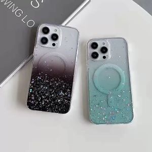 เคสกากเพชรส่องแสงประกายวิบวับ Magnetic Case For iPhone 17Promax 16Pro 16Plus 16 15Promax 15Pro 15Plus 15 14Promax 14Pro 14Plus 14 13Promax 13Pro 13 12Promax 12Pro 12 11Promax 11 เคสไอโฟน เคสสำหรับไอโฟน เคสกันกระแทก