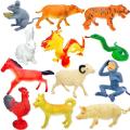 Rat Cow Tiger Rabbit Dragon Snake Horse and Sheep Monkey Chicken Dog ...