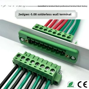 Plug And Play Weld Free Terminal Block with Flange Fixed Frame Wall Piercing Connector Durable Electronic Component Market
