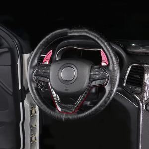 Jeep Grand Cherokee WK2 2014-2020 Nút Bấm Vô Lăng Ô Tô Viền Bao Da Phụ Kiện Bằng Nhựa ABS Cho Các Đường Viền Nội Thất
