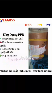 PPD (Para Phenylenediamine) Nguyên Liệu Hóa Chất Dạng Bột Độ Tinh Khiết Cao Nhiều Quy Cách