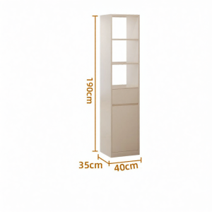 Solid Wood Entrance Partition Shoe Storage Cabinet