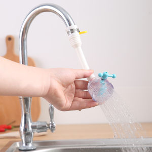 Universal Kitchen Faucet Splash-proof Extension Extender Two-speed Rotatable Filter Water Saver