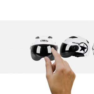 HEXMA หมวกกันน็อค ครี่งใบหมวกขับขี่มอเตอร์ไซร์ ปลอดภัย หมวกกันน็อคราคาถูก แข็งแรงทนทานต่อแรงกระแทก หมวกกันน็อค ระบายอากาศได้ดี