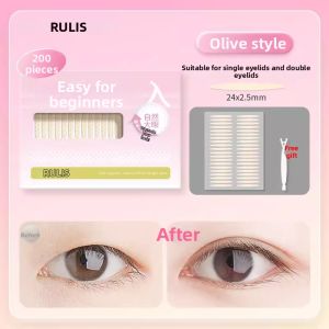 RULIS | Invisible Natural Traceless Swollen Eyelid Suitable Double Eyelid Sticker Olive Shape