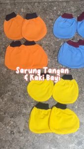 3 set sarung tangan dan kaus kaki bayi baby new born BB-11