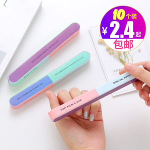 Mens and Womens Nail File Nail File Six-Sided Polishing File Manicure Implement Nail File Strip Double-Sided Nail Grinder