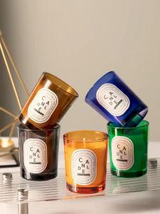 Hide the fragrance of flowers in a candle！scented candle  romantic scented candle Soothe the nerves and aid sleep home essential oil perfume smokeless relaxation room fragrance home gift set natural soybean plant wedding souvenir decoration