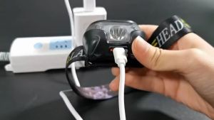 FAST DELIVERY TaffLED Headlamp Flashlight Senter Kepala LED Super Terang Jarak Jauh Charger Sensor