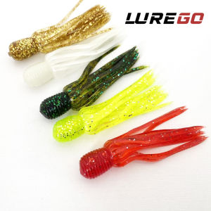 4PCS/5PCS 6cm/8cm Dual-Size Saltwater Soft Lure | Heavy for Long Cast & Fast Sink | Ideal for Boat & Shore Fishing