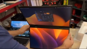 [pantorastar] OFIYAA M4 15.6 inch Portable Monitor for Laptop With stand Laptop Screen Extender Foldable Dual Monitor FHD1080p IPS Supported Type-C Laptop Monitor Extender Windows/mac/linux/ps5/Android