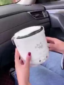 หม้อหุงข้าวรถ 2-3คน ชุด หม้อหุงข้าวรถ 24V หม้อหุงข้าวเล็ก หม้อหุงข้าวในรถ หม้อหุงข้าวอาหารนึ่งสำหรับรถยนต์ มัลติฟังก์ช หม้อหุงข้าวรถบรรทุก ไฟฟ้า